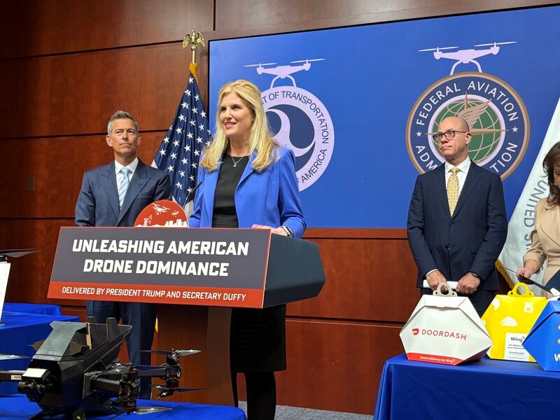 Lisa Ellman at DOT on August 6, 2025 alongside Senator Duffy etc.