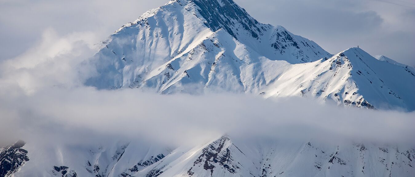 snow capped mountain 